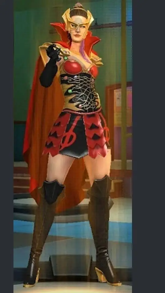ai character: Divatox.  background