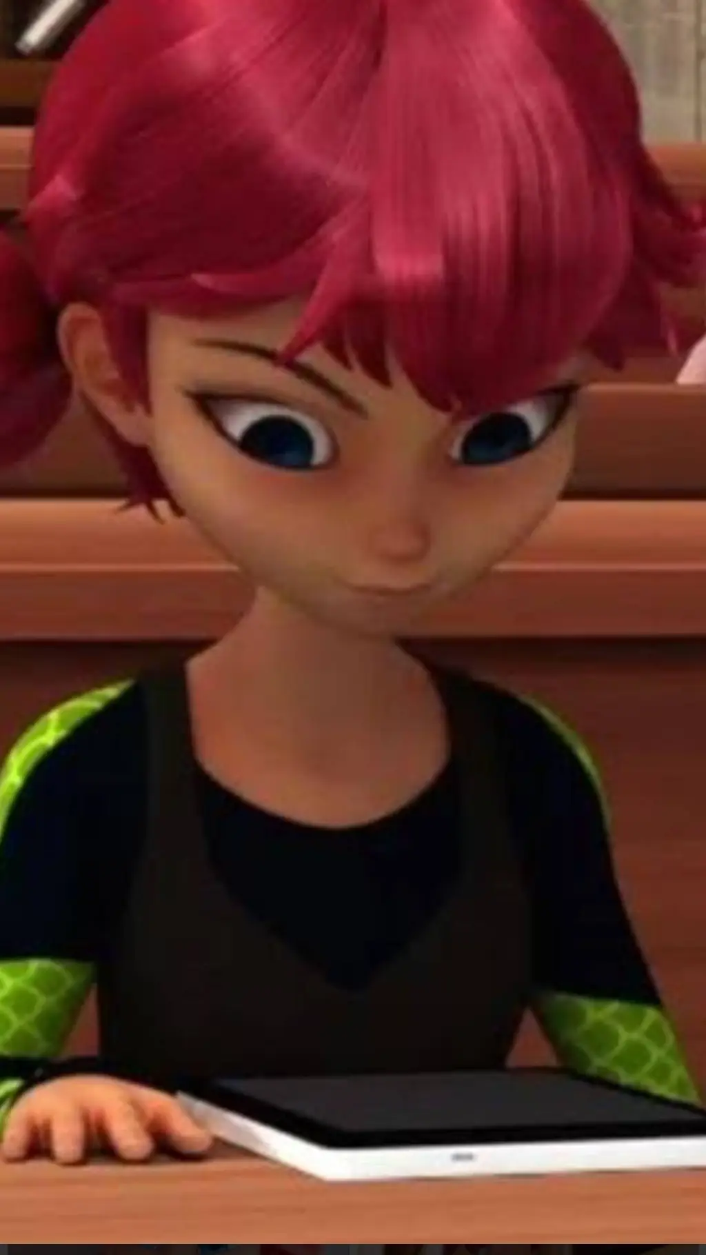 ai character: Alix kubdel  background