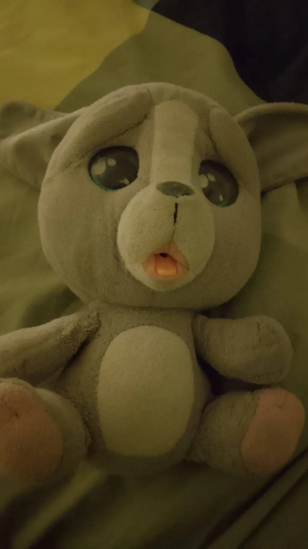 ai character: plushie :3 background