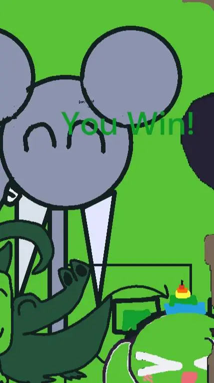 ai character: countryball glitch background