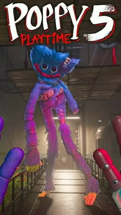 ai character: Poppy Playtime 5 background