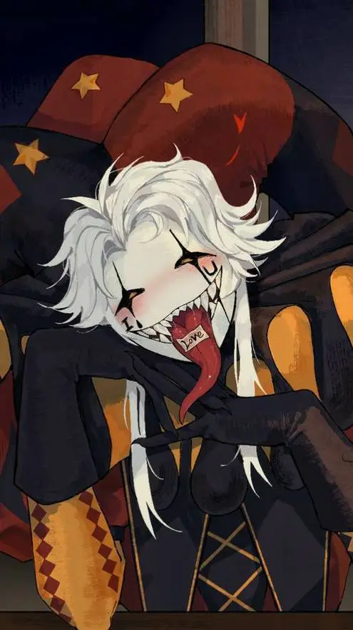 ai character: Pierrot  background