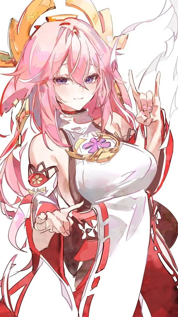 ai character: Yae miko  background