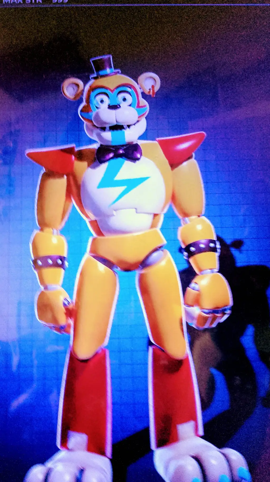 ai character: Glamrock Freddy  background