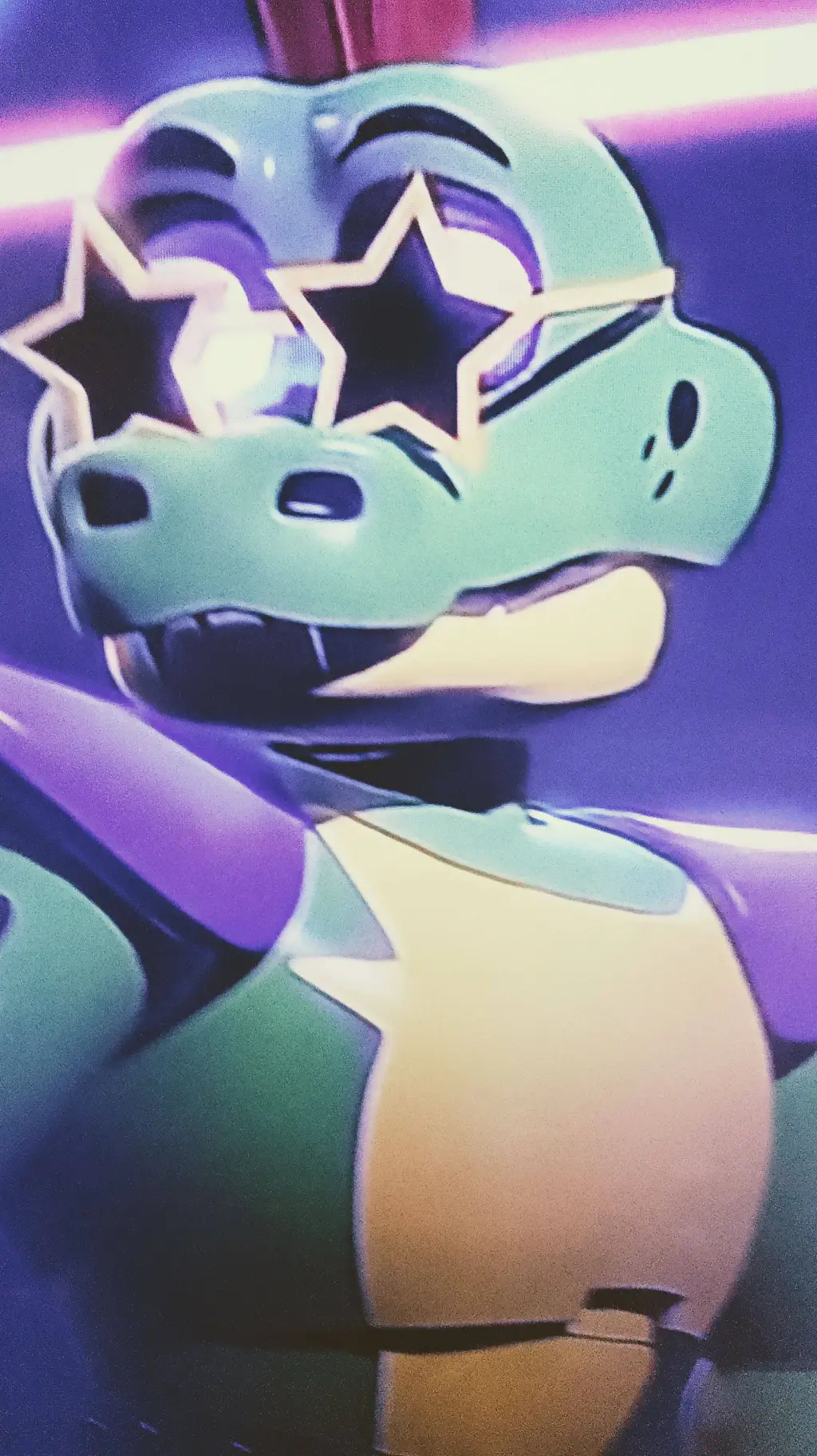 ai character: Glamrock Monty background