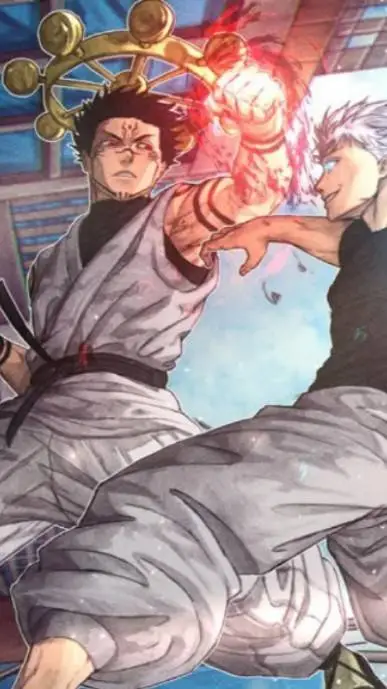ai character: sukuna vs gojo background
