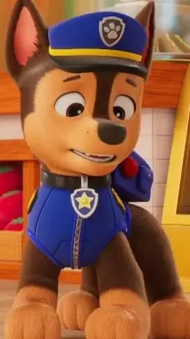 ai character: chase paw patrol  background