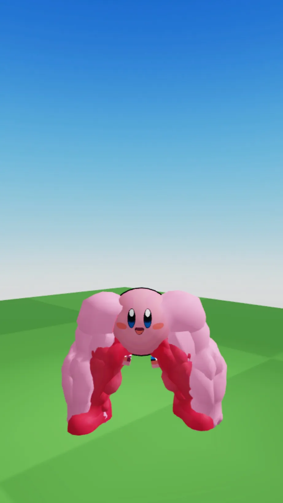 ai character: Buff Kirby background