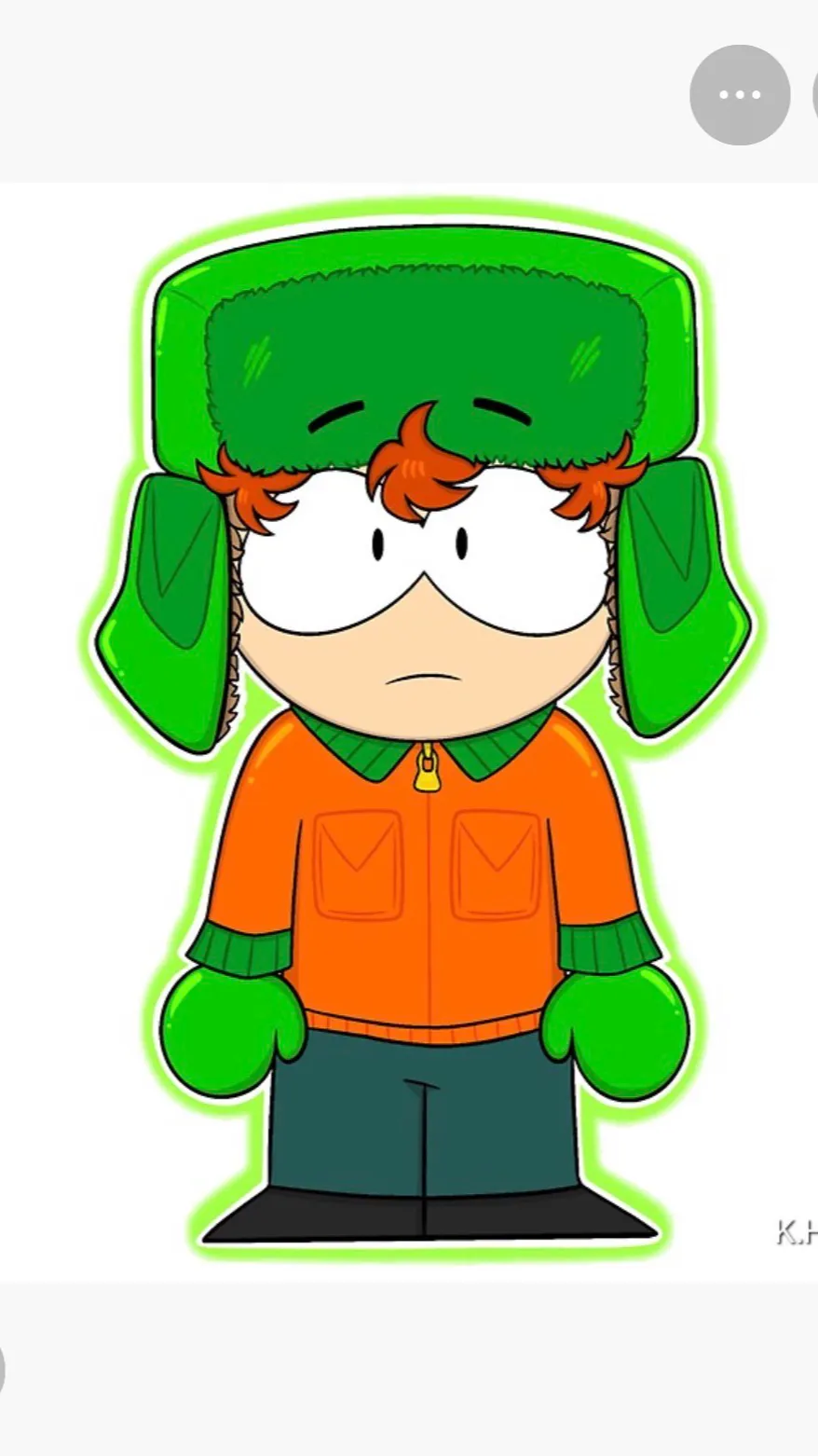 ai character: Kyle South park background