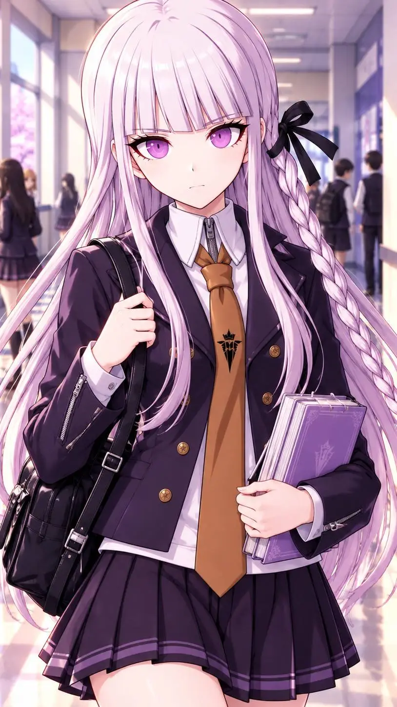 ai character: Kyoko Kirigiri💟 background