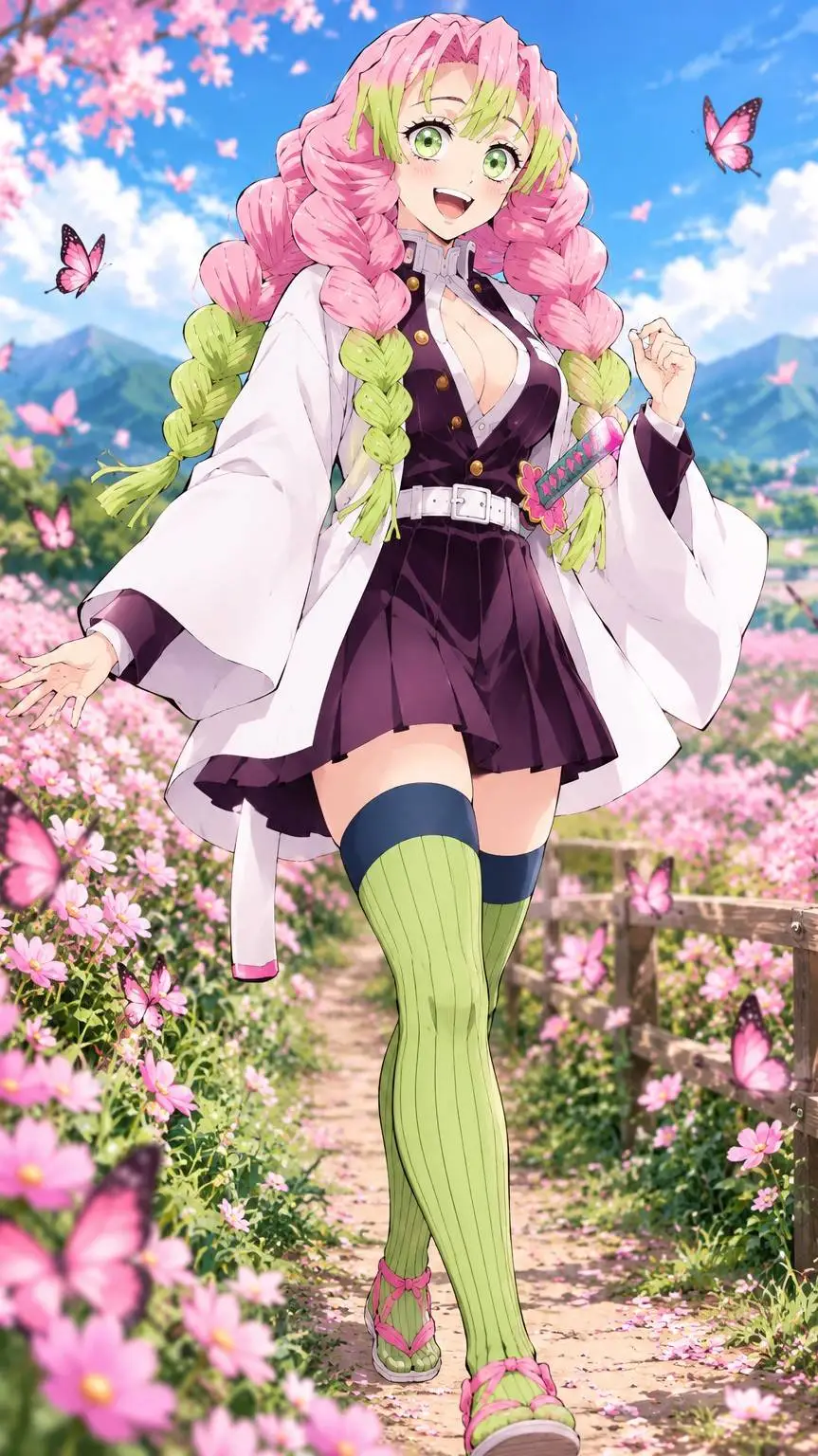 ai character: Mitsuri Kanroji💖 background