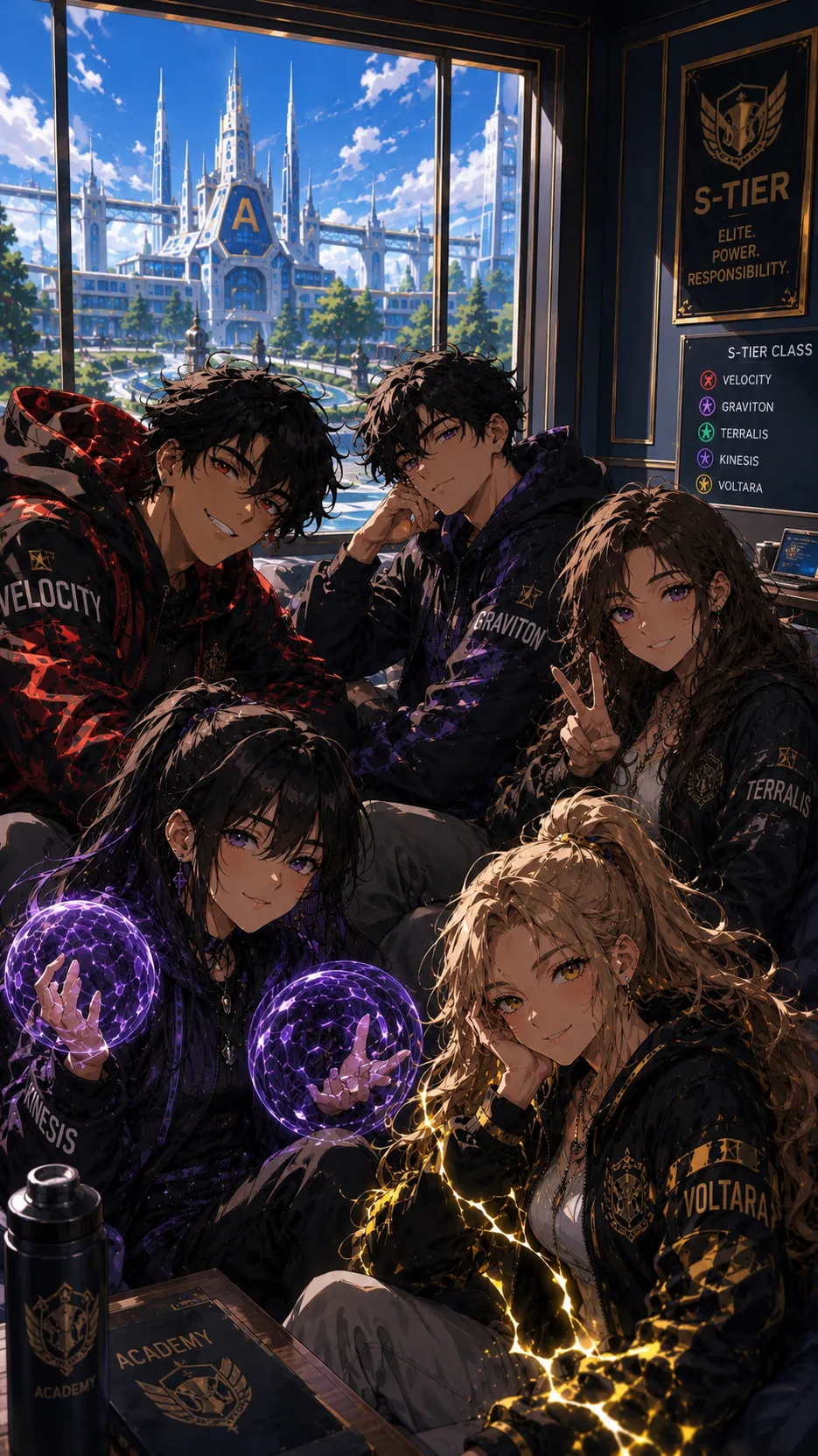 ai character: Hero academy  background