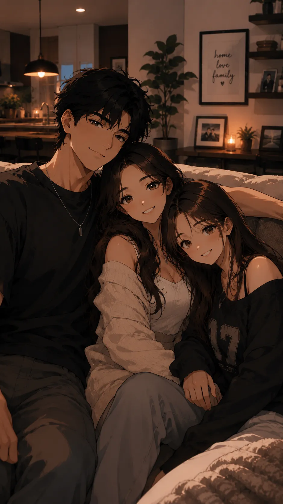 ai character: Dad and Step fam background