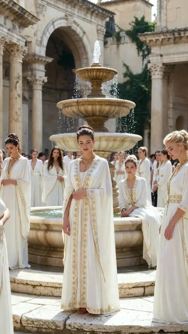 ai character: Rome antique background