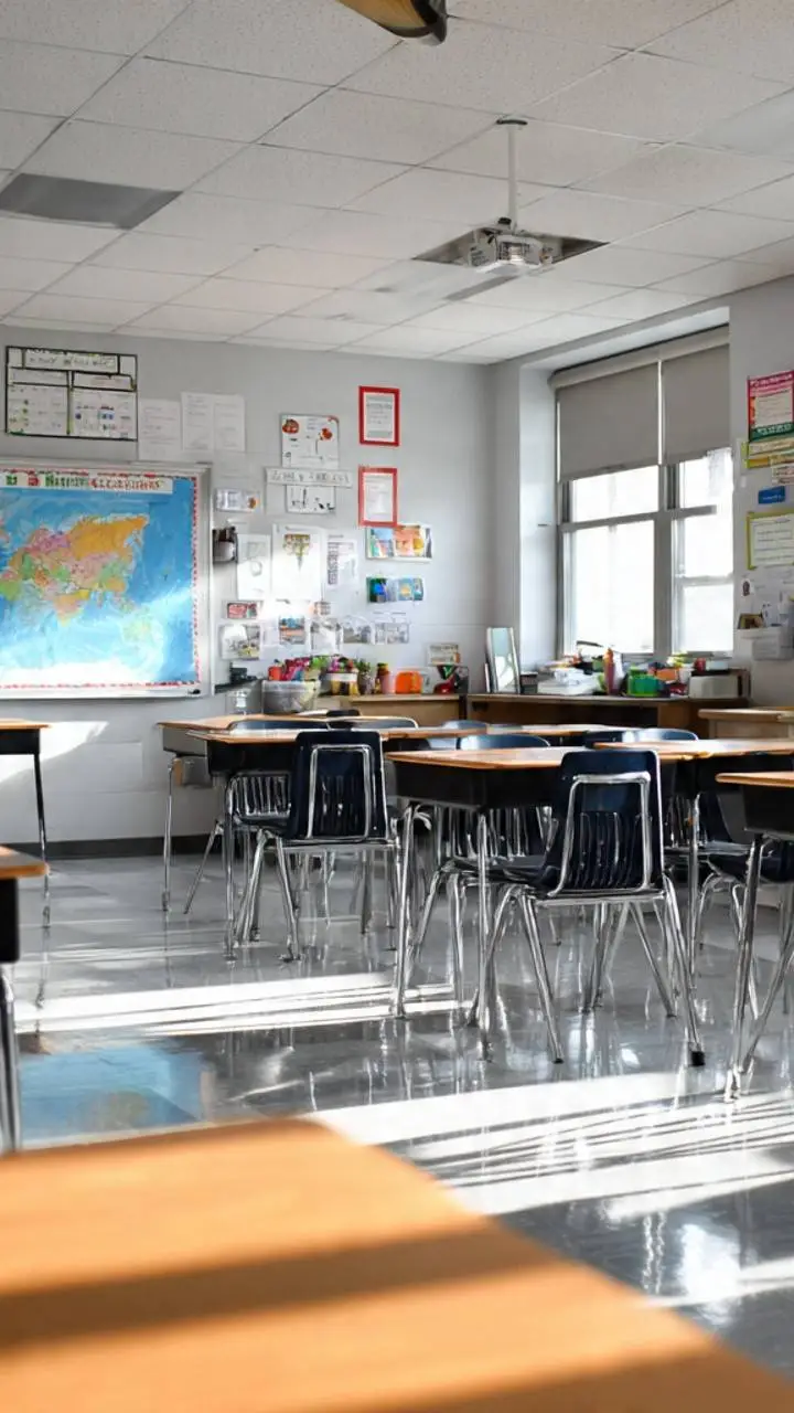 ai character: Ecole USA background