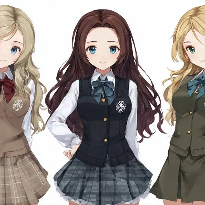 chat with ai character: trois filles 