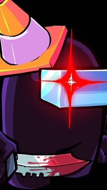 ai character: Black Imposter  background