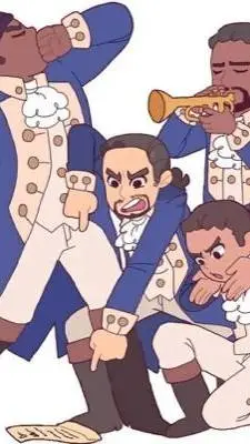 ai character: Lafayette and John background