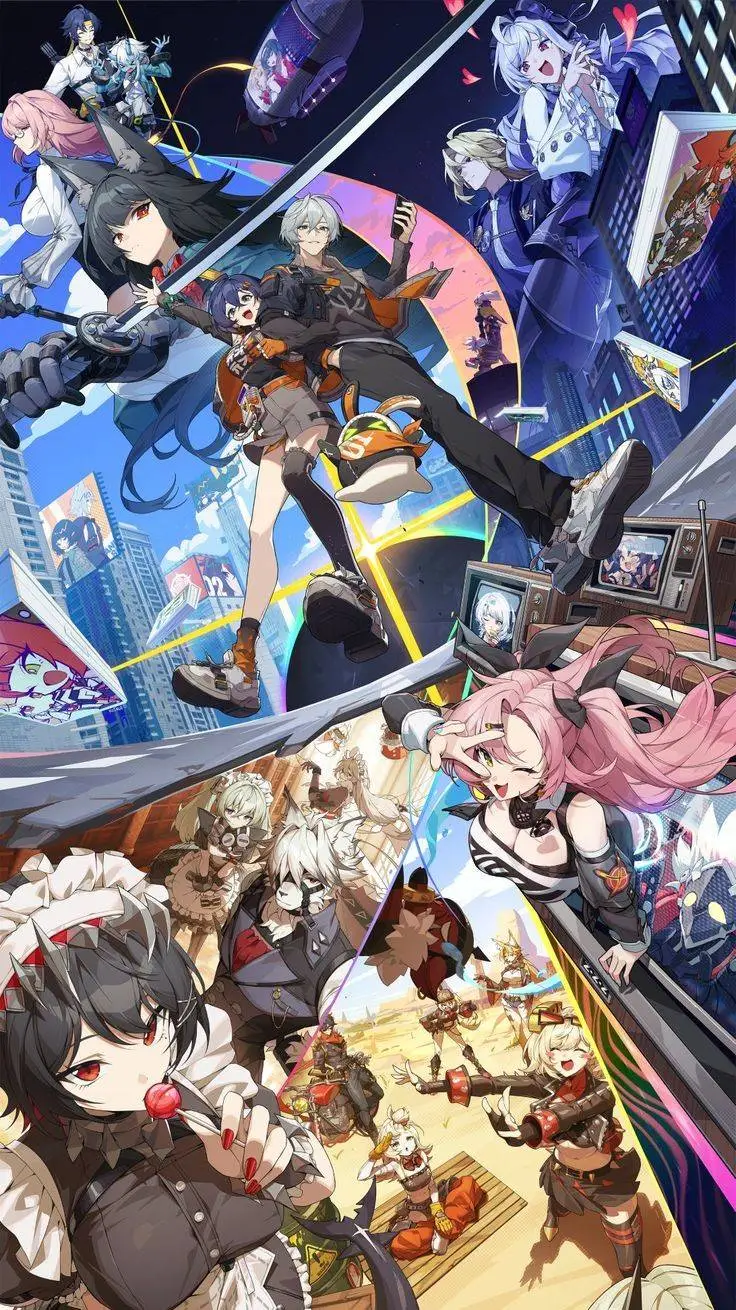 ai character: Zenless zone zero background