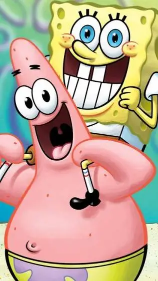 ai character: Patricio y Bob 🧽 background