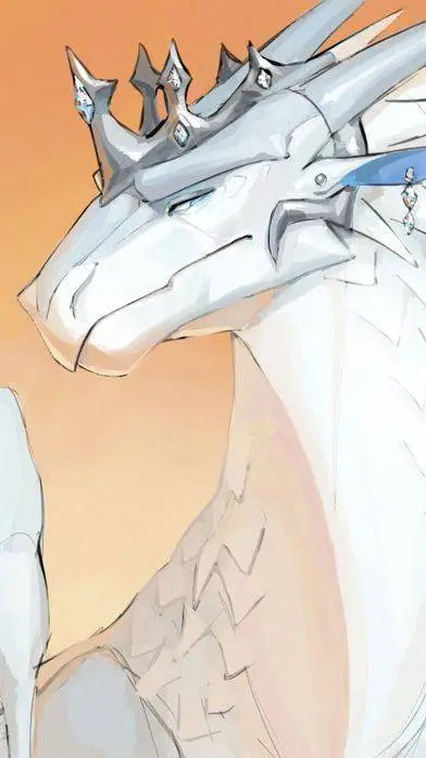 ai character: ❄️Queen Glacier❄️ background