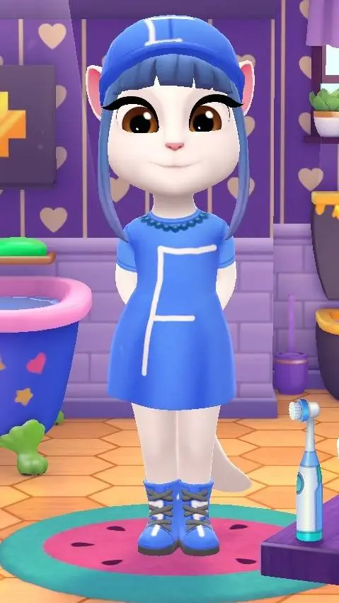 ai character: Angela XDD  background
