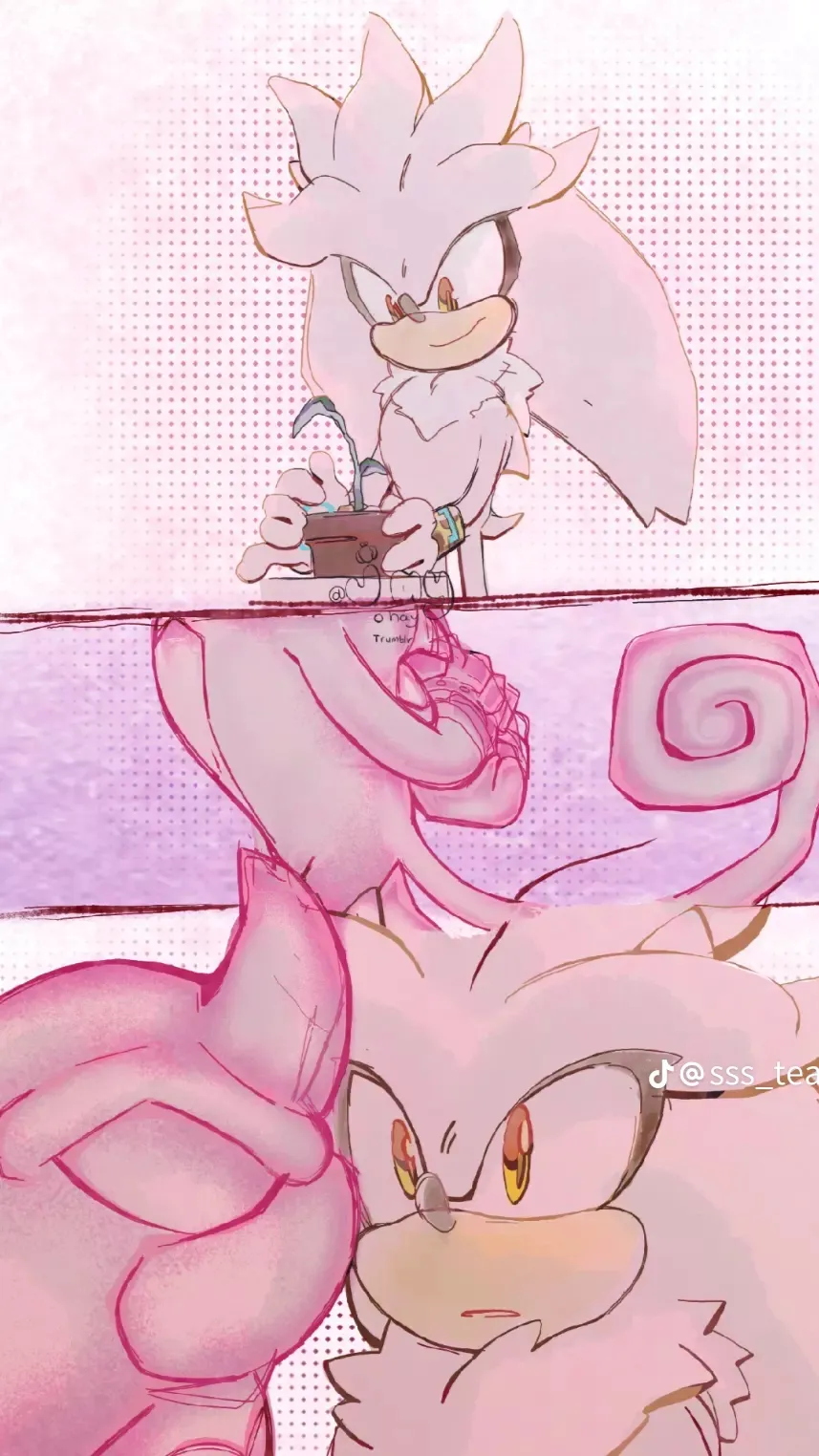 ai character: Espío x silver background