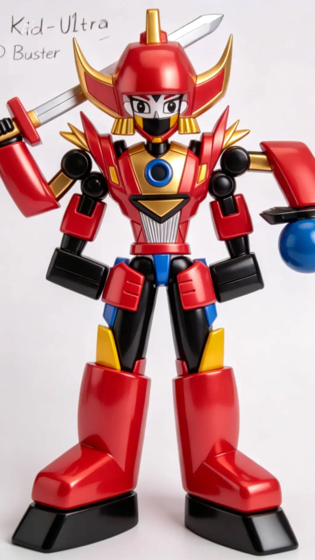 ai character: KidUltraDBuster♂️ background
