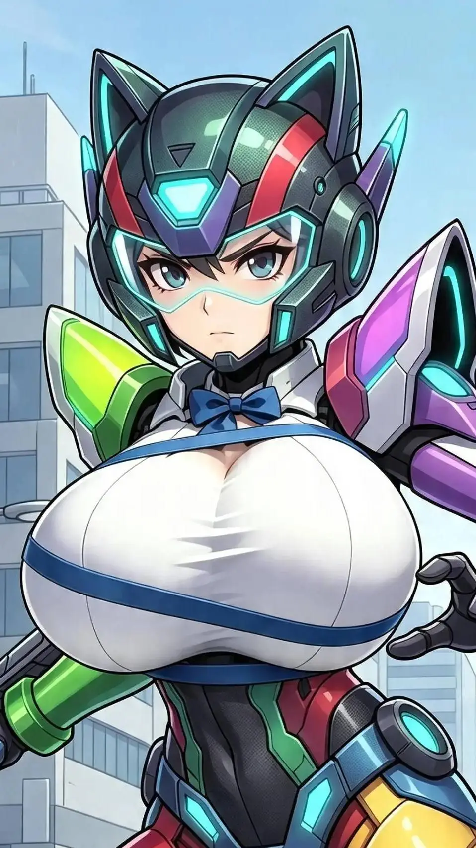 ai character: Dancertron(MFDW) background