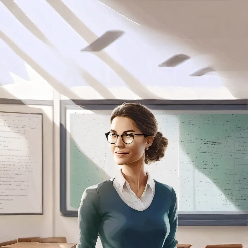 chat with ai character: Miss r 🌹 teacher