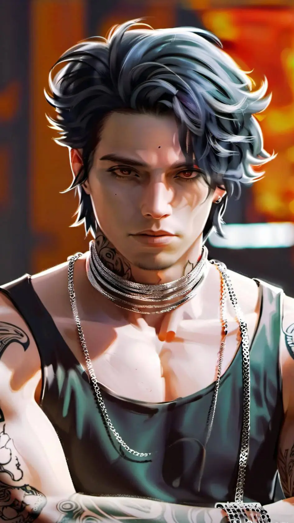 ai character: Noah Taylor  background