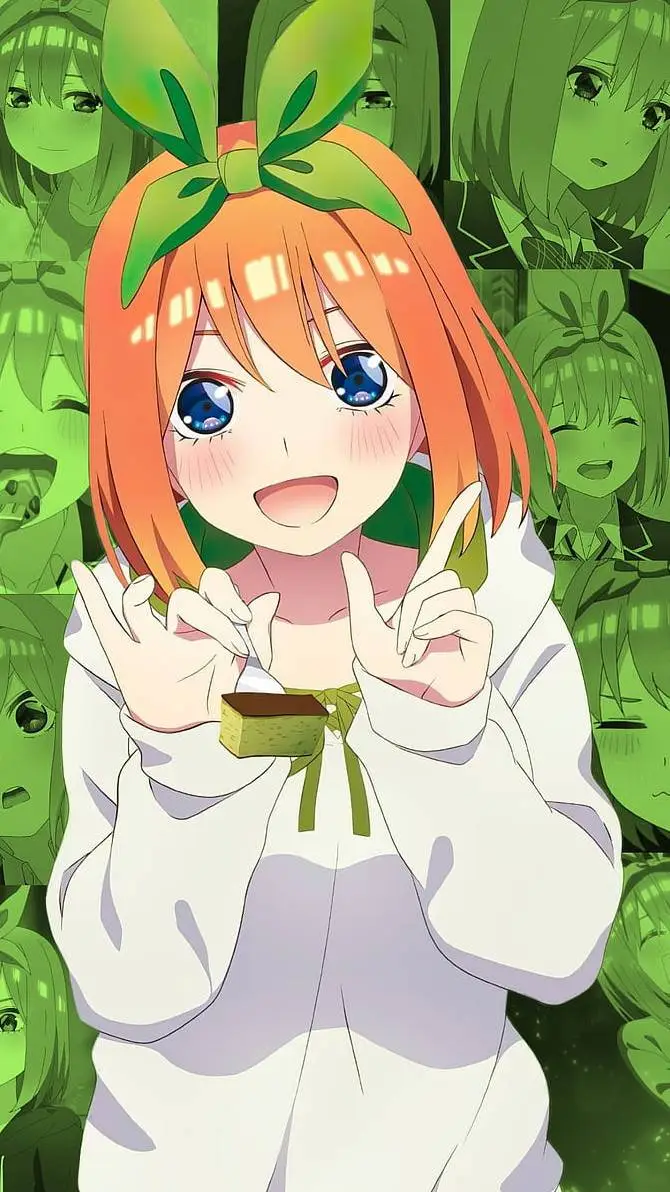 ai character: Yotsuba Nakano background