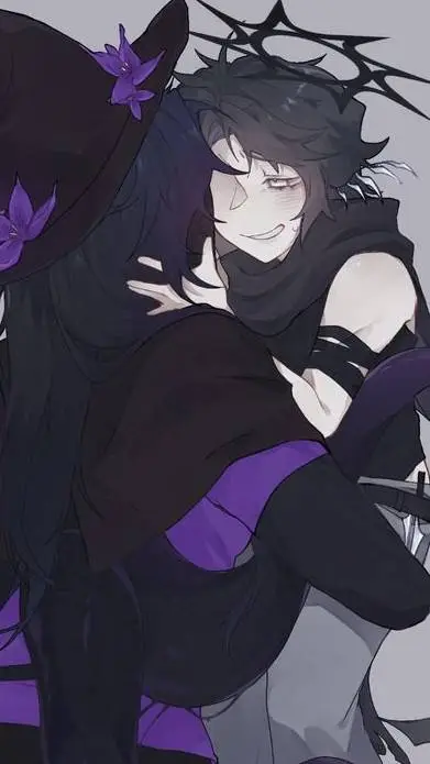 ai character: (Azure x two time) background