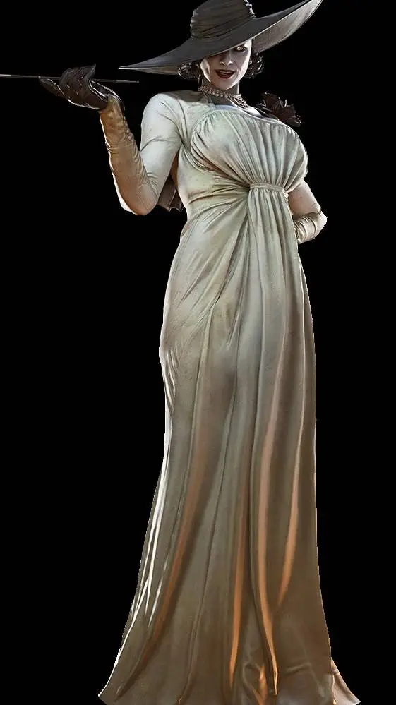 ai character: Lady Dimitrescu background