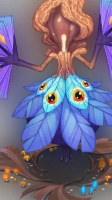 ai character: feasoidian fungus background
