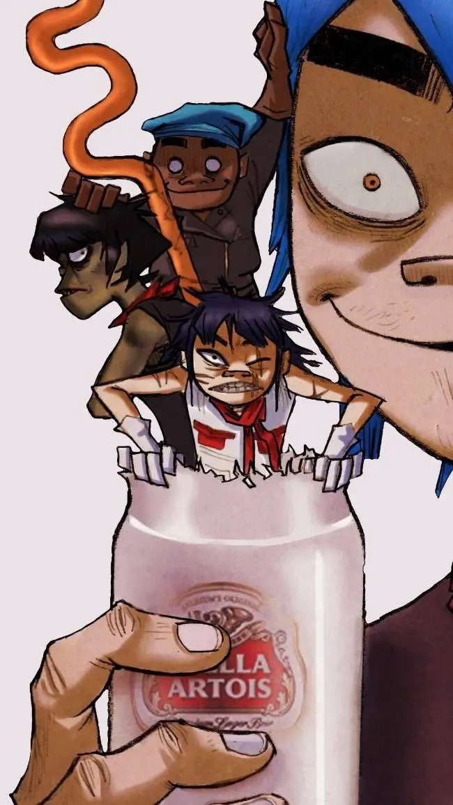 ai character: plastic beach pt2 background