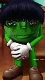 ai character:  ugly Murdoc background