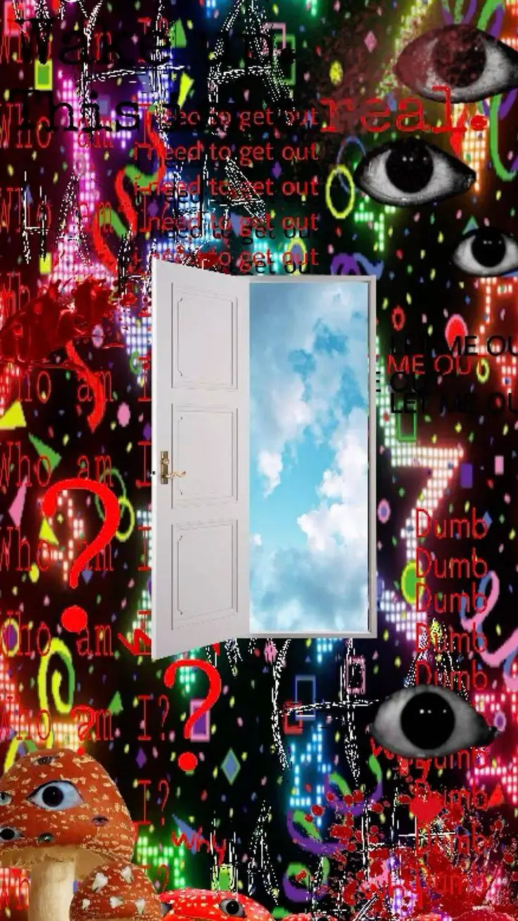 ai character: Dreamcore background