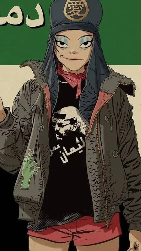 ai character: Noodle phase 8 background