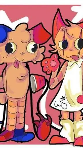 ai character: Craft siblings?!:0 background
