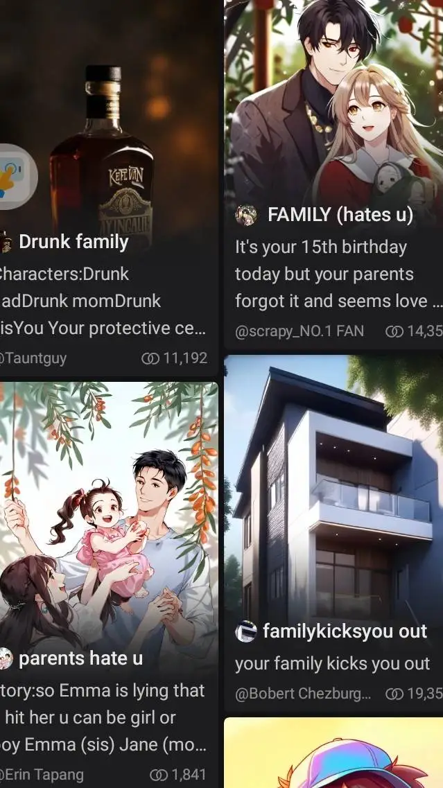 ai character: hadenoughtotalkie background