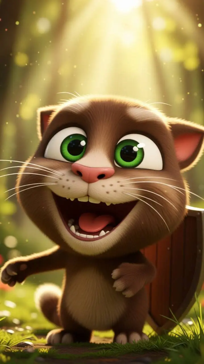 ai character: mighty tom forest background