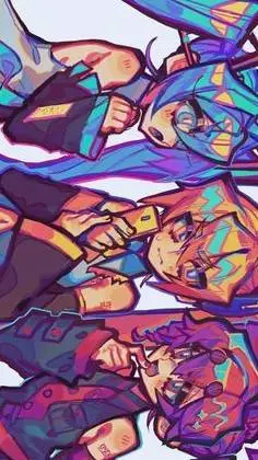 ai character: TRIPLE BAKA background