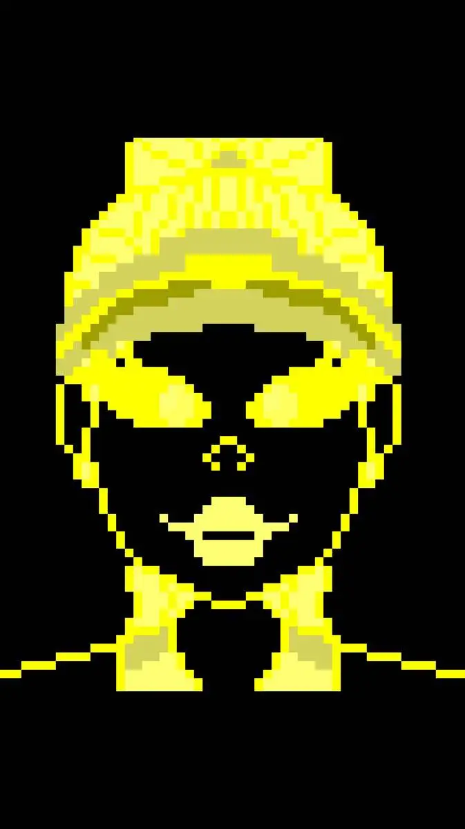 ai character: Mk210 yellow 💛  background