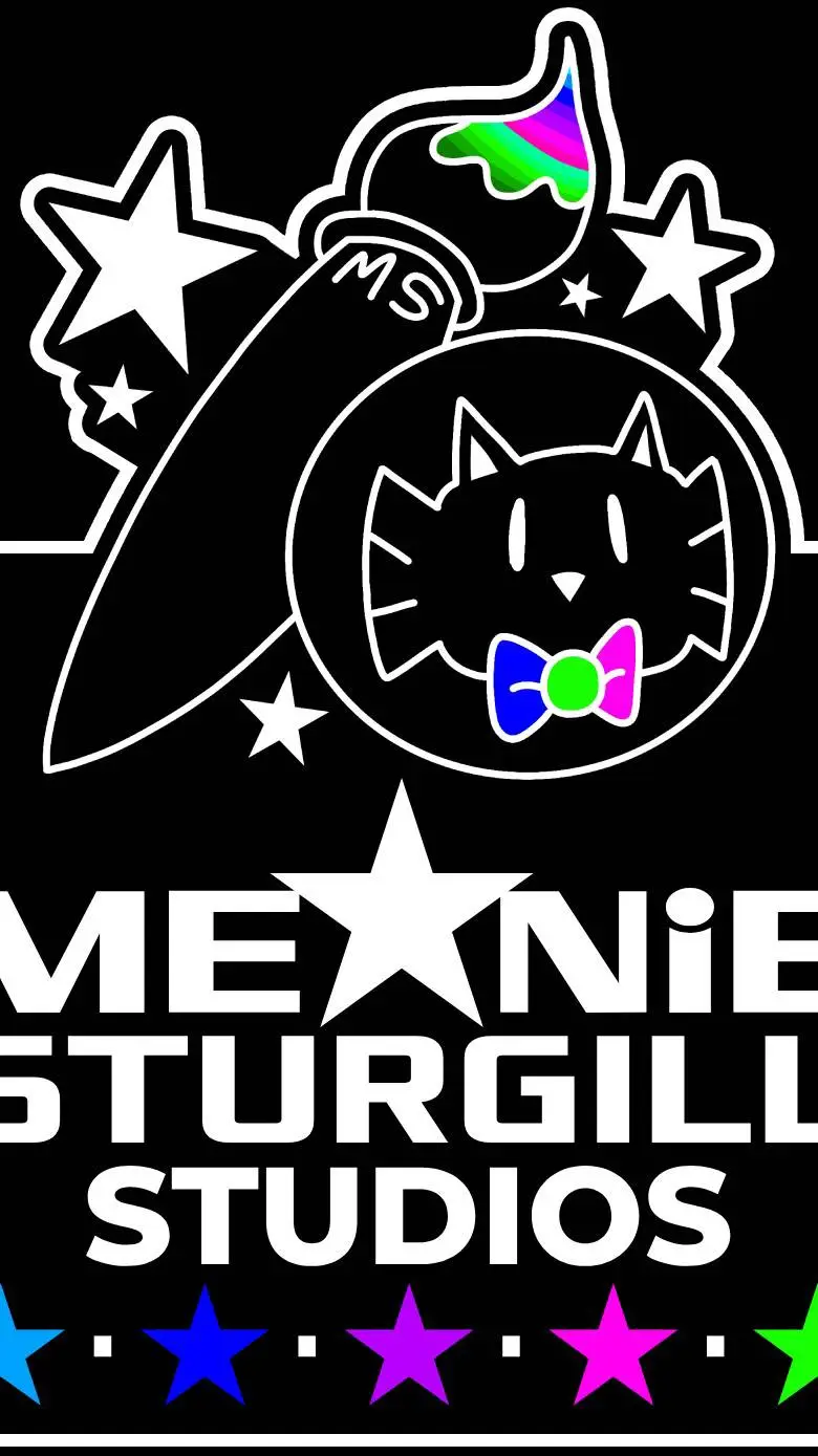 ai character: MeanieSturgill 💙💚💜 background