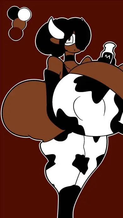 ai character: Cow hero  background