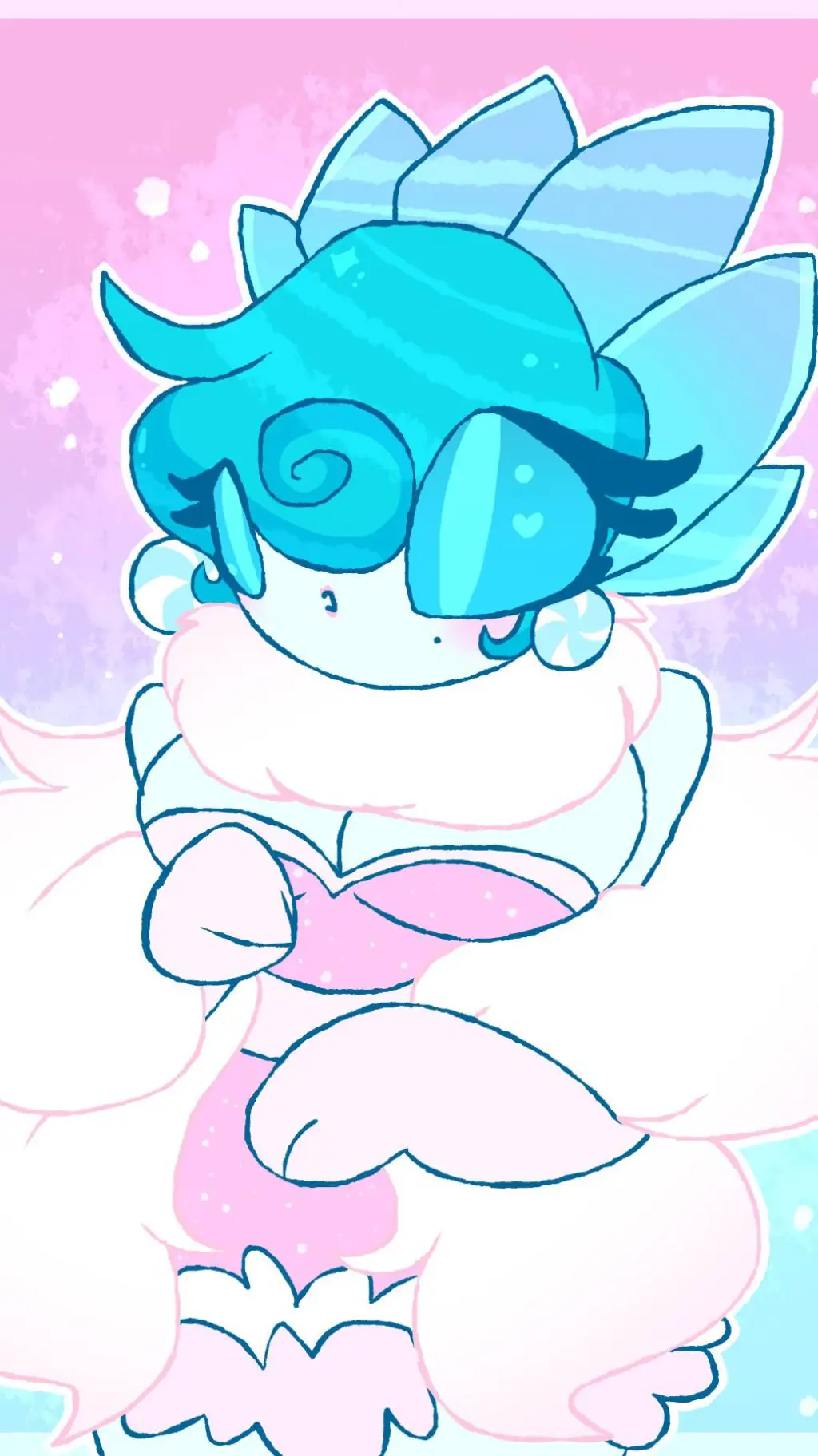 ai character: Minty Swirls  background