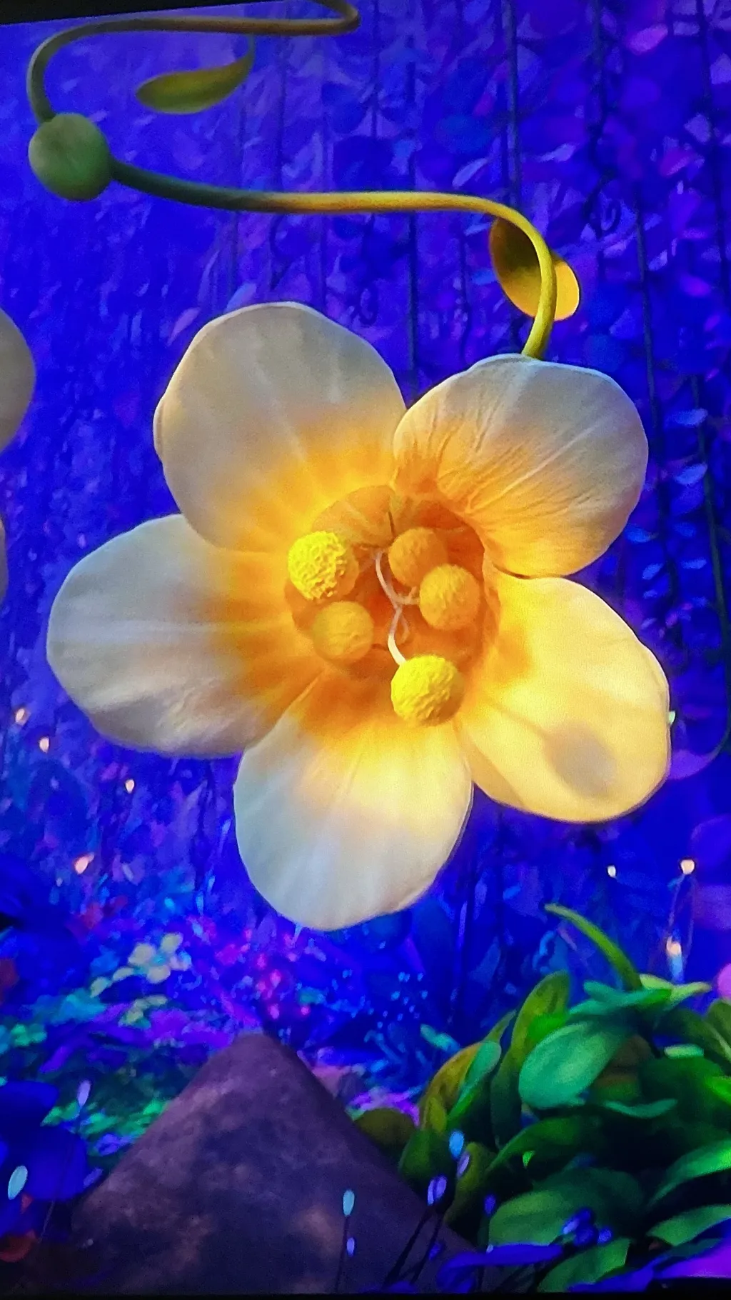 ai character: Hungry flower background