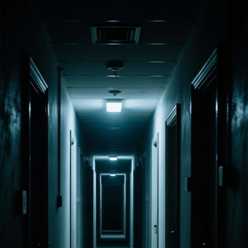 chat with ai character: random hallway
