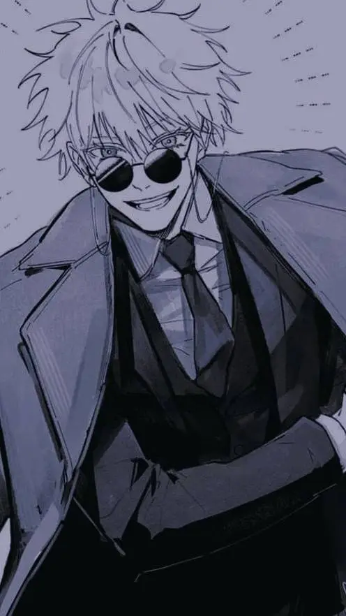 ai character: Gojo as cat background